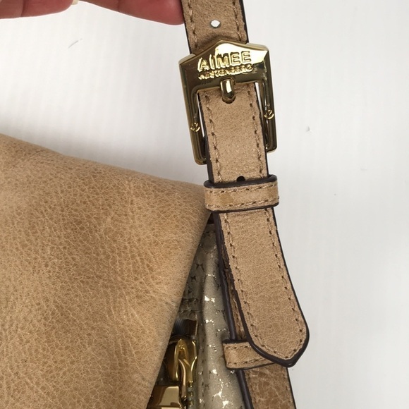 Aimee Kestenberg Beige and Cream Shoulder Bag - Picture 7 of 8